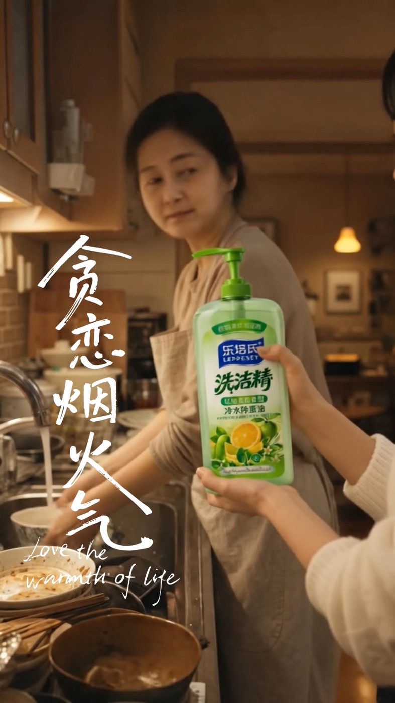 子初桔柚清新洗洁精产品视频